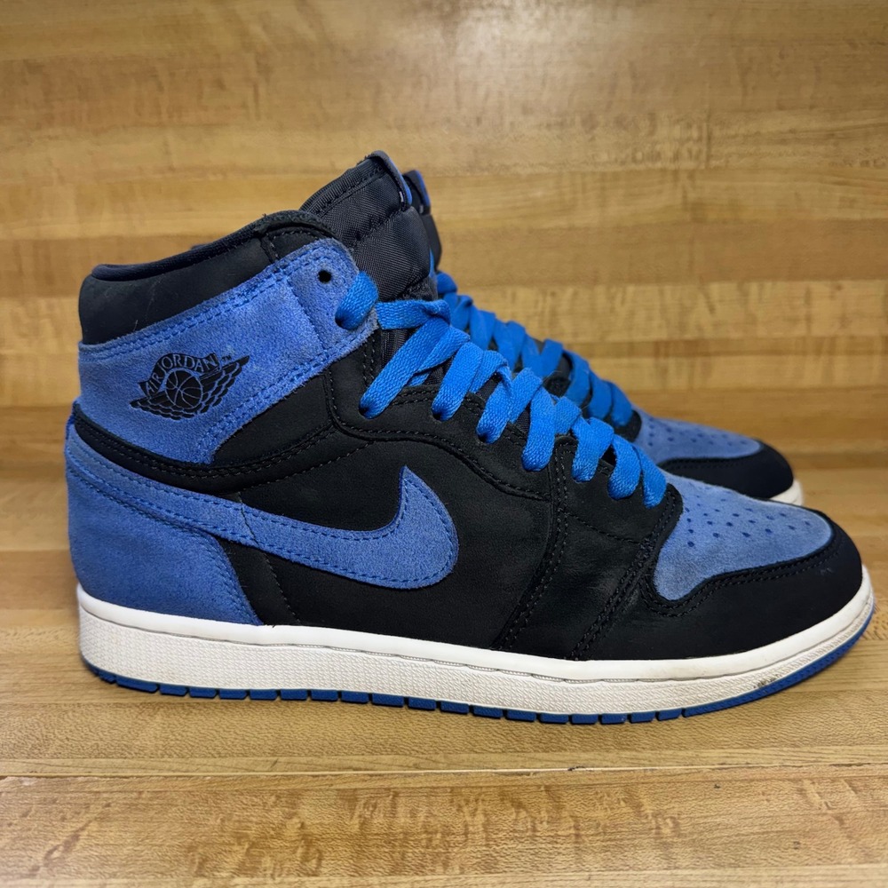 Nike Air Jordan 1 Retro High OG Royal Reimagined Black Blue mens size 8